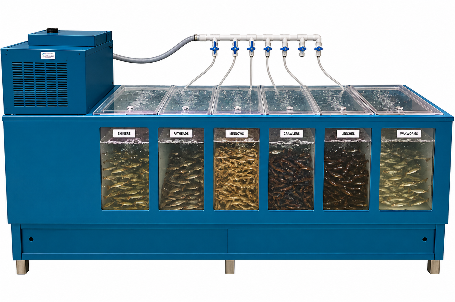 Live bait tanks